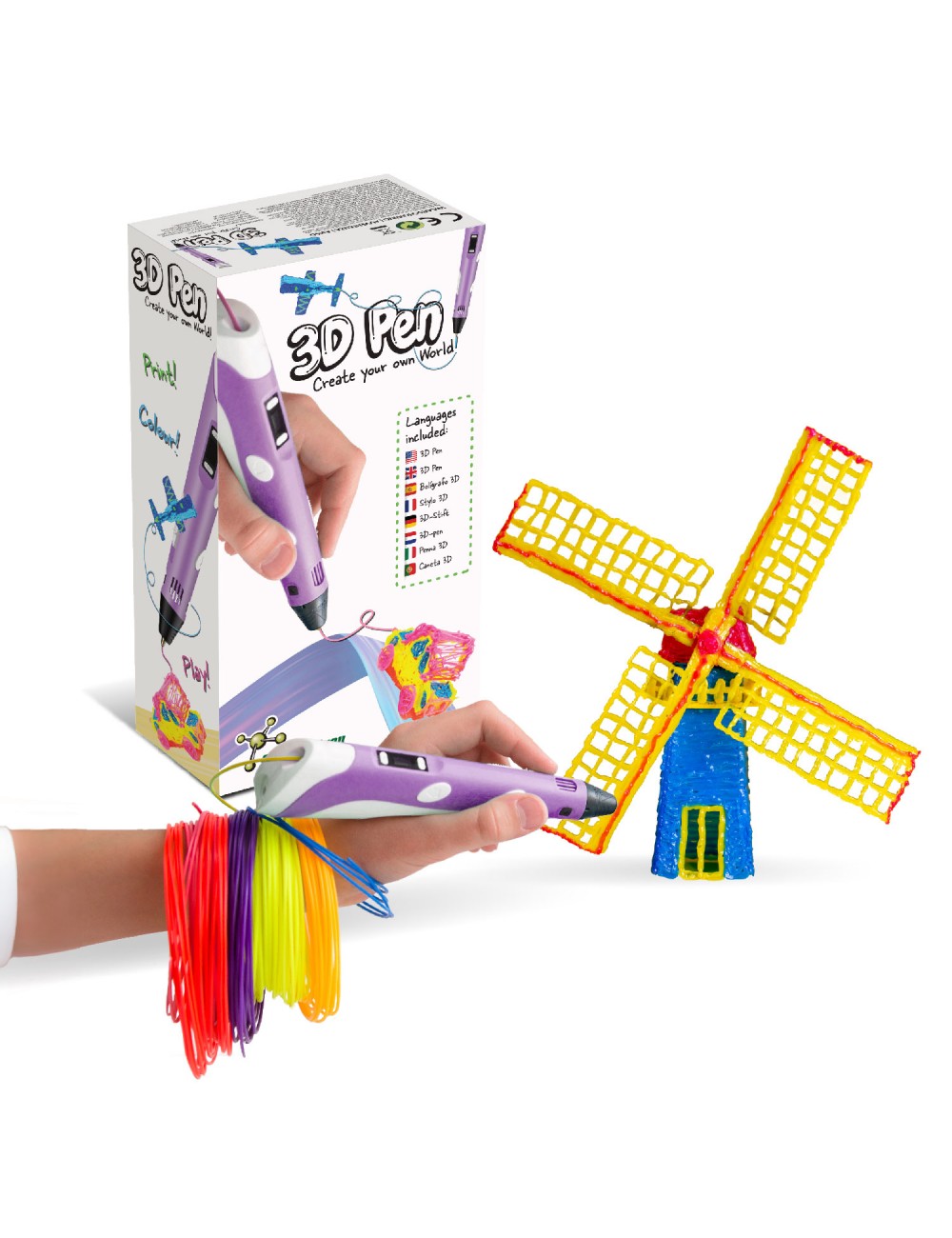 Pack Mega 3Doodler Start, lápiz 3D para niños
