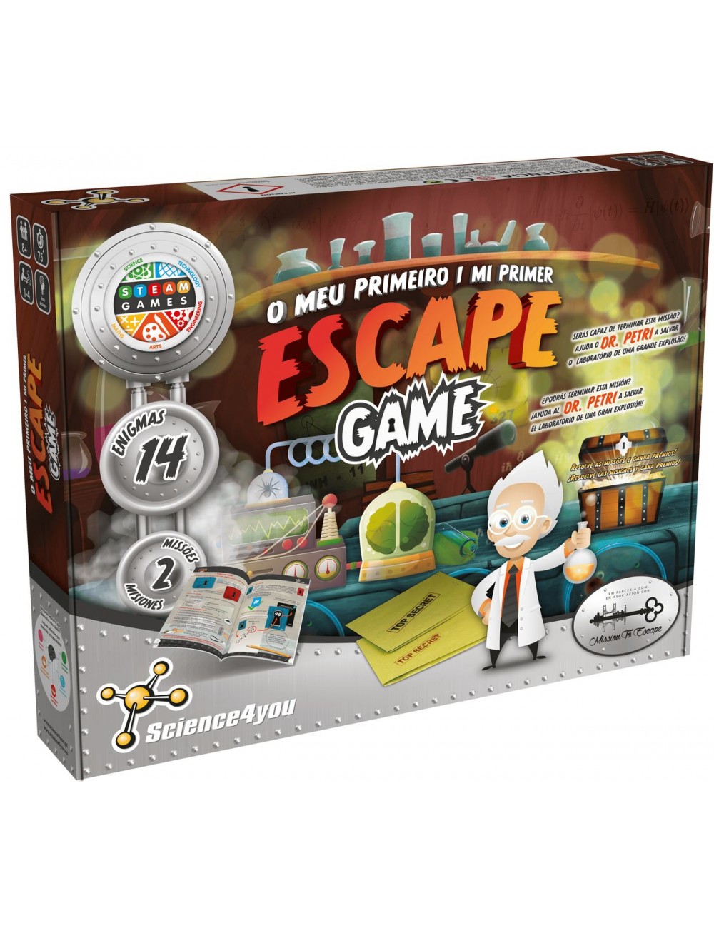 Mi Primer Escape Game - Escape Room | Juegos de Mesa | Juguete Educativo  para Niños +8 Años | Science4you