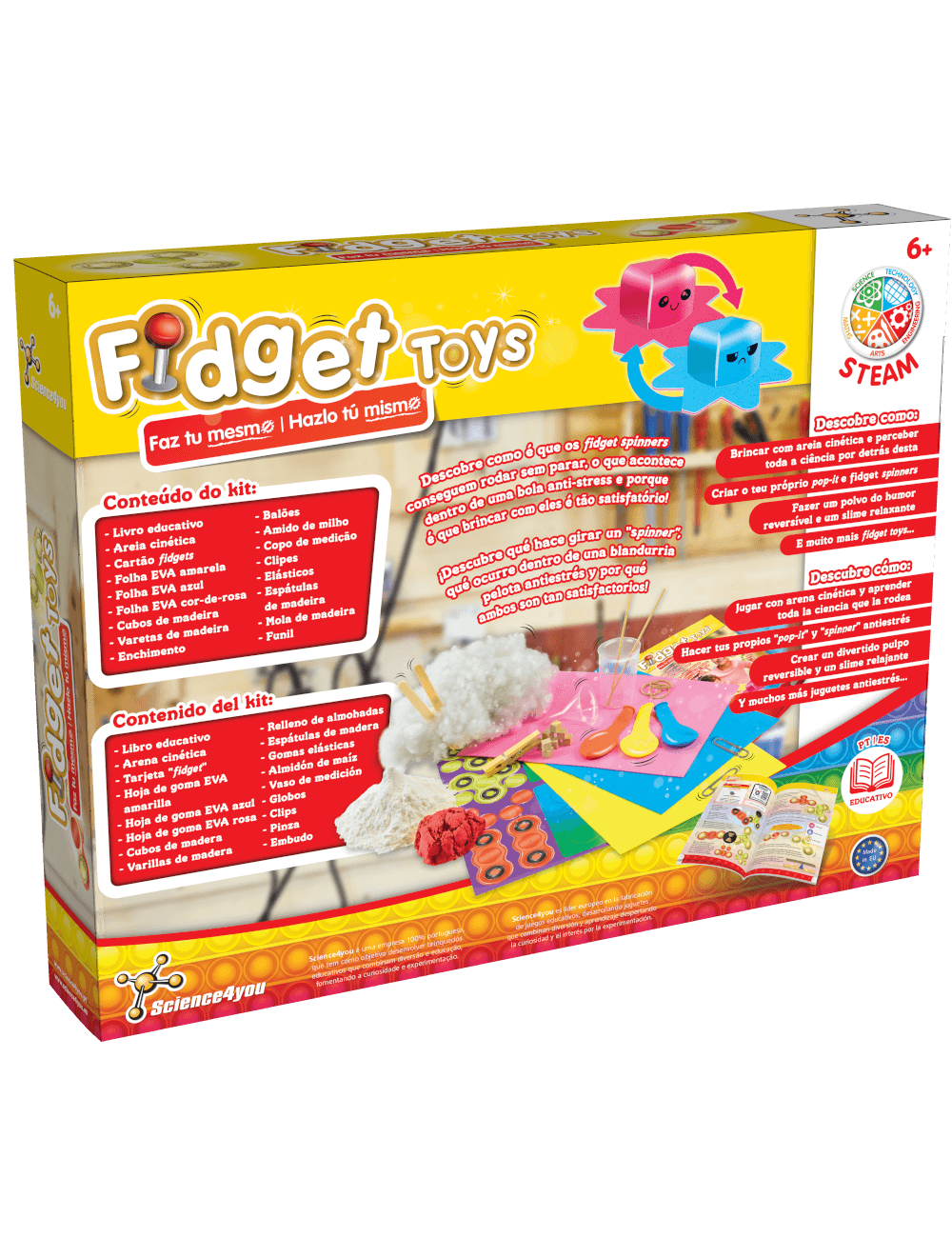 Fidget Toys Manualidades Para Niños Juguetes Para Niños De 6 Años Science4you 8181